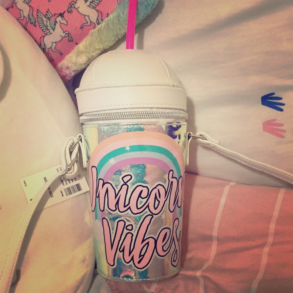 Justice Unicorn Frappe Bag
